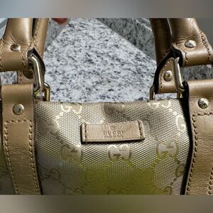 Used Gucci limited edition Gold Joy Boston Bag